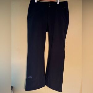 North Face Insulated Black Women's Snow Pants, Size M